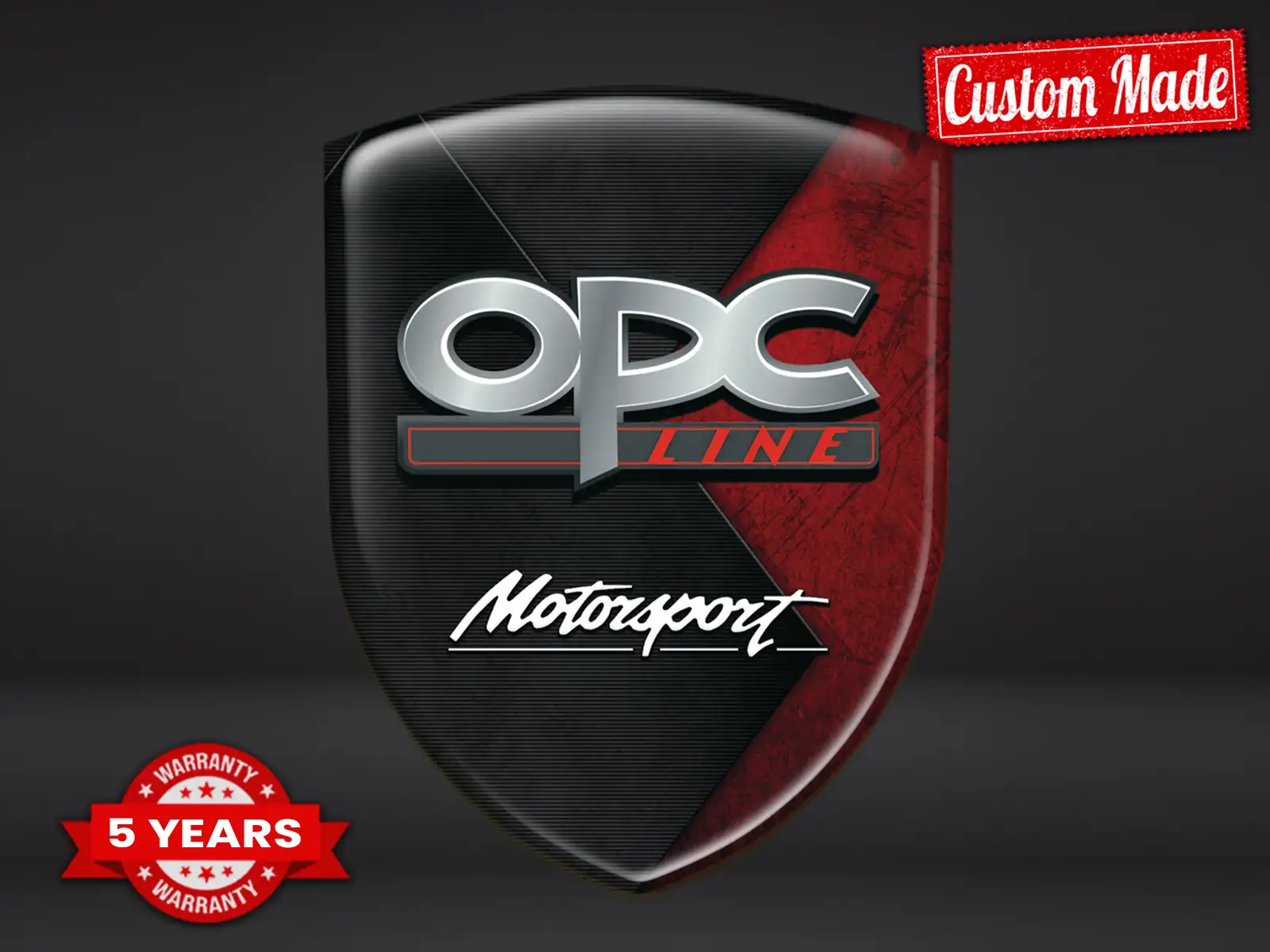 OPC Vinylaufkleber Auto Limitiert Edition Modern